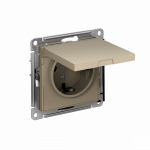 Розетка 1гн с З/К с крыш. шторки с/у шампань механизм 16А AtlasDesign Systeme Electric (1/15) Розетка 1гн с З/К с крыш. шторки с/у шампань механизм 16А AtlasDesign Systeme Electric (1/15)