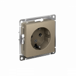 Розетка 1гн с З/К с/у шампань механизм 16А AtlasDesign Systeme Electric (1/10) Розетка 1гн с З/К с/у шампань механизм 16А AtlasDesign Systeme Electric (1/10)