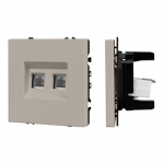 ARL NOBE Розетка компьютерная двойная софт-тач кашемир SCT-MPC2-SFPL-CA (2хRJ-45, CAT6) (Arlight, -) ARL NOBE Розетка компьютерная двойная софт-тач кашемир SCT-MPC2-SFPL-CA (2хRJ-45, CAT6) (Arlight, -)