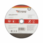 Диск отрезной по металлу (230x2.0x22.23 мм) Kranz