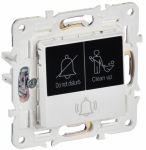 SKANDY Кнопка звонка с инд. отел. 10А SK-V17W арк. бел. IEK SKANDY Кнопка звонка с инд. отел. 10А SK-V17W арк. бел. IEK