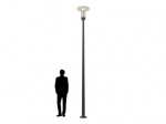 IDALGO 30W RW 830 RAL9005 POLE 3M SET (в комплекте ЗДФ)