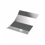 Крышка на угол лестничный вертикальный внутренний 45 градусов 80х700, толщ. 3 мм, R300, в комплекте с крепёжными элементами, необходимыми для монтажа,