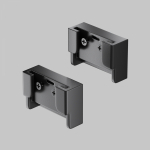 Заглушка двойная Parity черная, 2 шт в упаковке Черный