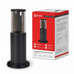 Светильник уличный напольный ТБУ SMOKY-SP300-1xA60-BL алюминиевый 300мм черный IP54 IN HOME Светильник уличный напольный ТБУ SMOKY-SP300-1xA60-BL алюминиевый 300мм черный IP54 IN HOME