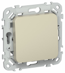 FLITE Выключ. 1-кл. перекр. 10А ВС71-1-0-ФлШ шам. IEK