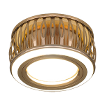 Светильник Кругл. Золото/Белый, Gu5.3, 3Вт LED 3000K Gauss Backlight 1/30 СНЯТ