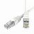 Патч-корд экранированный SLIM CAT6A S/FTP 4х2, 28 AWG, LSZH, белый, 1,5м