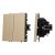 ARL NOBE Выключатель проходной 2 кл софт-тач золотой песок SWT-MKP2-SFPL-GD (250V, 10A) (Arlight, -) ARL NOBE Выключатель проходной 2 кл софт-тач золотой песок SWT-MKP2-SFPL-GD (250V, 10A) (Arlight, -)