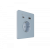 Systeme Infinity, Розетка С/У с ЗК и зар.устр.USB А+С 20Вт (250В, 16А, защит.шторки), Стальное небо Systeme Infinity, Розетка С/У с ЗК и зар.устр.USB А+С 20Вт (250В, 16А, защит.шторки), Стальное небо