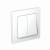 Выключатель 2кл с/у белый в сборе быстрозажим AtlasDesign Systeme Electric (1/15)