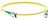 Hyperline FC-S2-9-ST/AR-ST/AR-H-1M-LSZH-YL Патч-корд волоконно-оптический (шнур) SM 9/125 (OS2), ST/APC-ST/APC, 2.0 мм, simplex, LSZH, 1 м