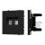ARL NOBE Розетка телефонная двойная софт-тач черный оникс SCT-MTL2-SFPL-BK (2хRJ-11, 4C) (Arlight, -) ARL NOBE Розетка телефонная двойная софт-тач черный оникс SCT-MTL2-SFPL-BK (2хRJ-11, 4C) (Arlight, -)