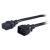 Hyperline PWC-IEC19-IEC20-10-BK Кабель питания IEC 320 C19 - IEC 320 C20 (3x1.5), 16A, прямая вилка, 10м, цвет черный