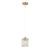 Светильник подвесной (подвес) Rivoli Angelina 9077-201 1 * Е27 40 Вт модерн потолочный