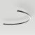 Светильник SP-LINE-HANG-ARC-C3535-D1500-53W Day4000 (BLACK, 230V) (Arlight, Металл) Светильник SP-LINE-HANG-ARC-C3535-D1500-53W Day4000 (BLACK, 230V) (Arlight, Металл)
