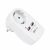 Адаптер JAZZway AD-1GU USB, заземл. Адаптер JAZZway AD-1GU USB, заземл.