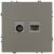 Розетка ЭРА Galaxy 15-3110-07 комбинированная RJ45+TV IP20 титан