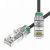 Патч-корд неэкранированный SLIM CAT6A U/UTP 4х2, 28 AWG, LSZH, чёрный, 0,5м