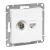 Механизм розетки TV+RJ45 (cat5), белый Эпика EKF