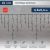 Гирлянда Айсикл (бахрома) светодиодный, 4,8 х 0,6 м, черный провод, 220В, диоды красные, NEON-NIGHT