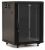 Hyperline TWB-FC-2245-GP-RAL9004 Шкаф настенный 19-дюймовый (19"), 22U, 1098x600х450мм, стеклянная дверь с перфорацией по бокам, ручка с замком, с воз