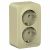 Розетка 2гн с З/К о/у крем изол.пласт. 16А IP20 Blanca Systeme Electric (1/8)