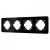 Рамка стеклянная FRM-OMALI-GS-4-BK (Arlight, -) Рамка стеклянная FRM-OMALI-GS-4-BK (Arlight, -)