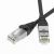 Патч-корд экранированный Ultra SLIM CAT6A S/FTP 4х2, 30 AWG, LSZH, чёрный, 1м