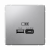 Розетка 2гн USB+USB A+C с/у алюминий механизм высокоскор.заряд. QC PD ArtGallery Systeme Electric (1/8/16) Розетка 2гн USB+USB A+C с/у алюминий механизм высокоскор.заряд. QC PD ArtGallery Systeme Electric (1/8/16)