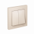 Выключатель 2кл с/у бежевый в сборе быстрозажим AtlasDesign Systeme Electric (1/15)