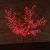 Светодиодное дерево "Сакура", высота 2,4 м, диаметр кроны 1,72м, красные диоды, IP 44, понижающий трансформатор в комплекте, NEON-NIGHT