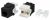 Hyperline KJ8-8P8C-C5e-180-BK Вставка Keystone Jack RJ-45(8P8C), категория 5e, тип 180 градусов, черная