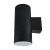 Светильник уличный двусторонний GX53S-2B-ЦИЛИНДР под лампу GX53 230B черный корпус алюминий IP65 IN HOME (1/10)