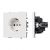 Механизм электрической розетки SCT-NOBE-MEU1-SFPL-WH (230V, 16A) (Arlight, Белый кварц)