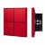 INTELLIGENT ARLIGHT Кнопочная панель KNX-304-23-IN Rose Red (BUS, Frame) (IARL, IP20 Металл, 2 года)