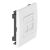 Корпус розетки компьютерной (адаптер) двойной для монтажа 2 модулей RJ45 типа "С", белый Корпус розетки компьютерной (адаптер) двойной для монтажа 2 модулей RJ45 типа "С", белый