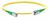Hyperline FC-S2-9-FC/AR-ST/AR-H-3M-LSZH-YL Патч-корд волоконно-оптический (шнур) SM 9/125 (OS2), FC/APC-ST/APC, 2.0 мм, simplex, LSZH, 3 м