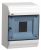 Бокс ЩРН-П-4мод настен пласт бел (дв.прозр) IP41 PRIME IEK (1/20)
