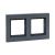 2 - местная рамка, IP44, графит, пластик Эпика EKF