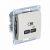 Розетка 1гн USB C с/у крем механизм высокоскор.заряд. QC PD Glossa Schneider Electric