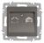 Розетка Intro Accent 6-303-09 информационная RJ45, IP20, СУ, титан