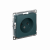 Розетка 1гн без З/К шторки с/у изумруд механизм 16А AtlasDesign Systeme Electric