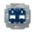 Суппорт для 2-х разъёмов фирмы ITT-Cannon RJ45 кат.5, typ 808 RJ45 Mark III, с синим цоколем, без распорок