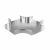 Ответвитель Х-образный 100х100, 1,5 мм, AISI 304 в комплекте с крепежными элементами и соединительными пластинами, необходимыми длямонтажа Ответвитель Х-образный 100х100, 1,5 мм, AISI 304 в комплекте с крепежными элементами и соединительными пластинами, необходимыми длямонтажа