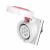 Розетка панельная с наклоном PAS IP67 32A 6P+E 400В Розетка панельная с наклоном PAS IP67 32A 6P+E 400В