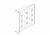 Фиксированная полка Systeme Electric, серия Uniprom, 2U, 450мм, до 15кг