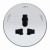 MultiTrack Розетка универс. круглая 13А/250В Белый