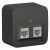 Розетка 2гн комп+ТФ RJ45+RJ11 о/у антрацит изол.пласт. кат.5е IP20 Blanca Schneider Electric