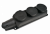 Колодка 3гн с З/К черная каучук с крышкой IP44 9323 IN HOME (4/40)